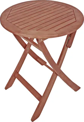Produktbild von Gartentisch DUBLIN - Eukalyptus, Natur, 70x70x73cm | Terrassentisch Wetterfest Outdoor Tisch