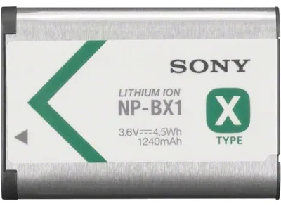 Produktbild von Akku für Sony DSC-HX99 Li-Ion 3,6 Volt 1240 mAh schwarz