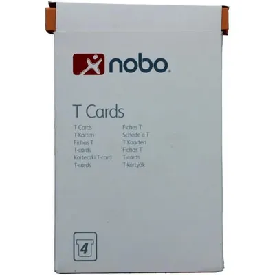 Immagine prodotto di NOBO T-cards, formato 4 / 124 mm, 170 g/m², arancione