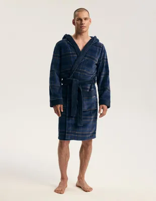 Productafbeelding van Heren badjas Henderson, klassiek model, comfortabel, polyester, maat M