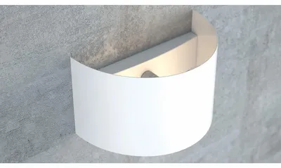 Zdjęcie produktu dla Biała lampa ścienna FOLD ze stali