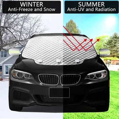 Productafbeelding van Famanu autostoelhoes - Bescherming tegen sneeuw, ijs en vorst (157x126 cm)