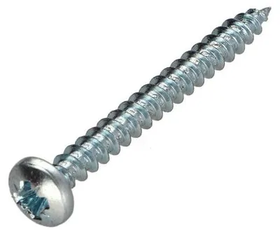 Produktbild von Spanplattenschrauben Rundkopf Pozi N°1 3x30 Verzinkt Mikroschrauben