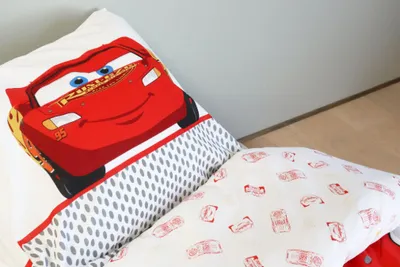 Produktbild von Dekbedovertrek 100 x 135 cm mit Kissenbezug 40 x 60 cm, Baumwolle, doppelseitig bedruckt, für Kinder