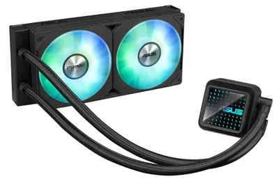 Produktbild von ASUS Prime LC 240 ARGB, All-in-One-Flüssigkeitskühler, 12 cm, 75,7 m³/h, Schwarz