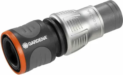 Obrázok produktu pre Gardena 18255-50, Konektor na hadicu, Kov, Čierna, Strieborná