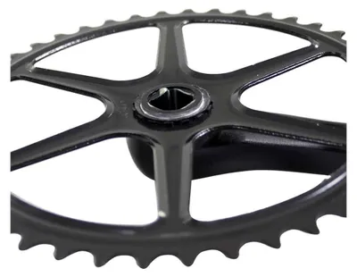 Obrázok produktu pre kľuková súprava 44T 170 mm oceľ čierna