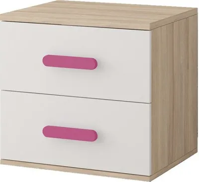 Produktbild von Nachttisch Jonas III 22 Sonoma/Weiss + ROSE