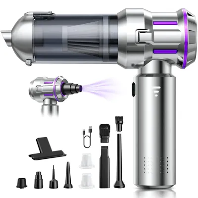 Handstaubsauger, 25.000 Pa, kabellos, 4-in-1, 3 Stufen, für Auto & Zuhause