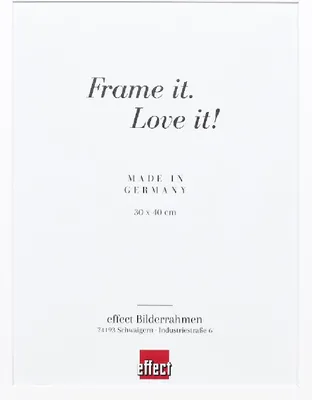 Produktbild von Effect Bilderrahmen Holzrahmen Profil Top S Weiß 45x60 cm, entspiegelt