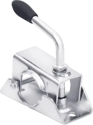 Imagen del producto de Abrazadera para rueda jockey acero galvanizado 13,5x6,5x14 cm