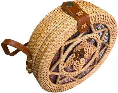 Produktbild von Rattan Handtasche, 3 Ausführungen, Modell:Modell 3