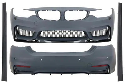 Imagen del producto de Kit de carrocería para BMW Serie 4 F36 (2013-2019), diseño M4, que incluye parachoques delantero y alerones laterales para la versión Gran Coupé.