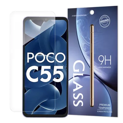 Produktbild von 9H Gehärtetes Glas für Xiaomi Redmi 11A/12C/Poco C55 KP27667