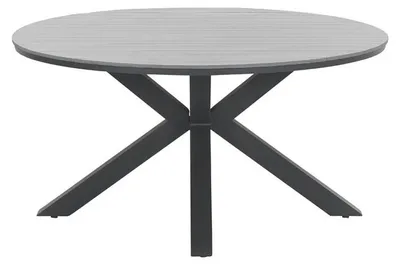 Produktbild von Garden Impressions Edison Tisch rund Ø148 cm- carbon black/ grey teak Vironwood