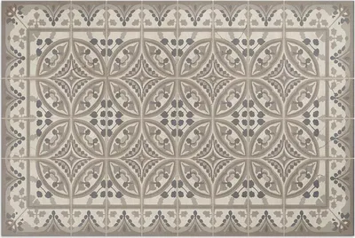 Produktbild von Geometrischer Boho – Vinylteppich – 80x120 cm – Outdoor Teppich – Terrasse – Wetterfest – Modern