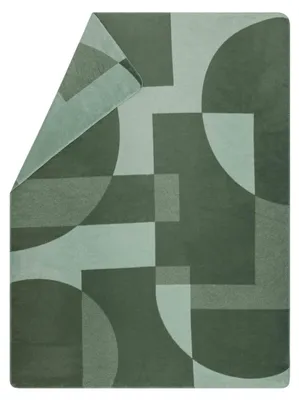 Produktbild von Kuscheldecke Geoform 150 x 200 cm - Efeu - von David Fussenegger