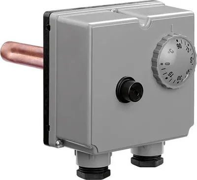 Produktbild von Tauchthermostat doppelt IP43 1/2" Zoll Temperaturregler