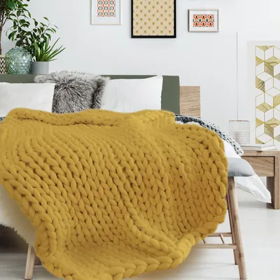 Produktbild von Grobmaschiges Plaid Chunky 120 x 150 cm