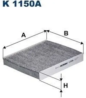 Produktbild von Innenraumfilter Aktivkohle