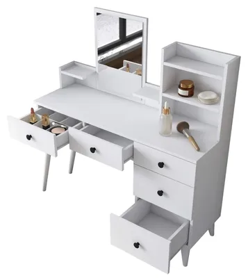 Produktbild von Certaldo - Waschtisch, 125x40x94h cm Weiß, Spiegel inklusive