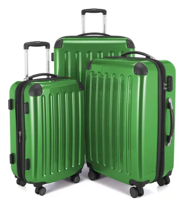 Produktbild von HAUPTSTADTKOFFER - Alex - Koffer-Set 3 Trolley Hartschale, 4 Rollen (S, M & L),Grün