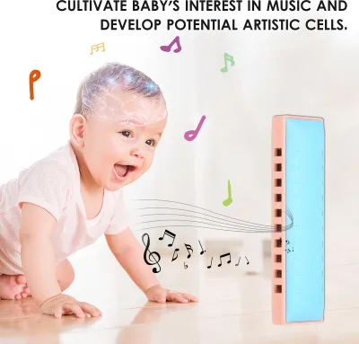 Produktbild von Mundharmonika Diatonic Blues 10 Löcher Harfe Mundharmonika Harzschale für Kinder Erwachsene und Anfänger