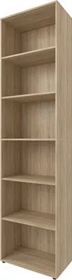 Produktbild von Regal Beistellregal Ablageregal Büroregal Dekoregal Bücherregal "Trio 6" Sonoma/Eiche