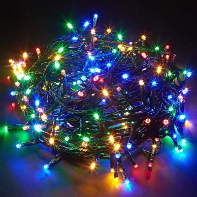 400 LED-Lichterkette, 40 m, 8 Modi, Timer, wasserdicht, Innen/Außen