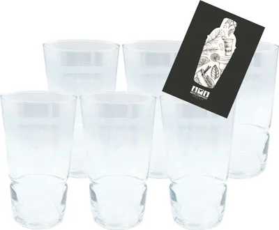 Produktbild von Vaihinger Longdrink Cocktail Saft Glas Set - 6x Gläser geeicht 0,5L