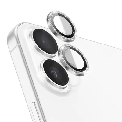 Produktbild von Zanaé, Kameraschutz Panzerglas für iPhone 17 mit Aluminium-Ring, Silber