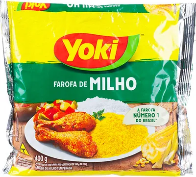 Produktbild von YOKI Gewürztes Maismehl Farofa Pronta de Milho 400g