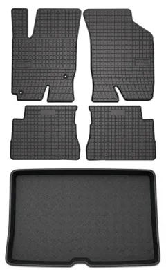 Obrázok produktu pre Gumové autokoberce SolidPRO + vaňa kufra pre: Hyundai Getz 2002-2010 5 ks