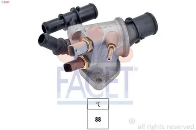 Produktbild von FACET Thermostat Kühlmittel 88°C für FIAT MAREA Weekend (185) MAREA (185)