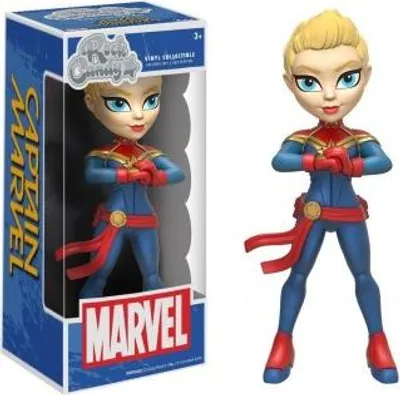 Produktbild von FUNKO ROCK CANDY MARVEL COMICS CAPTAIN MARVEL VINYL FIGURE NEW! Funko