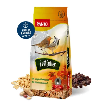Produktbild von PANTO Fettfutter – 20 kg Wildvogelfutter – mit Körnen, Rosinen & Erdnüssen