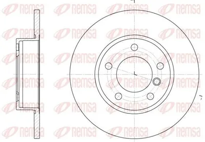 Produktbild von 2x REMSA Bremsscheibe 6323.00 vorne für BMW 3 Limousine (E36) 3 Coupe (E36)