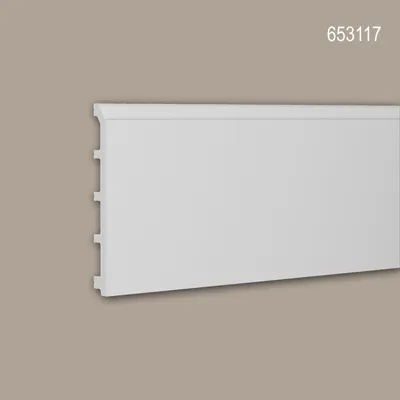 Produktbild von Profhome 653117 Sockelleiste Fußleiste Zierleiste Stuckleiste 2 m