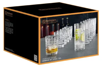 Produktbild von Nachtmann Glasurset Highland Quadrat 12-teilig