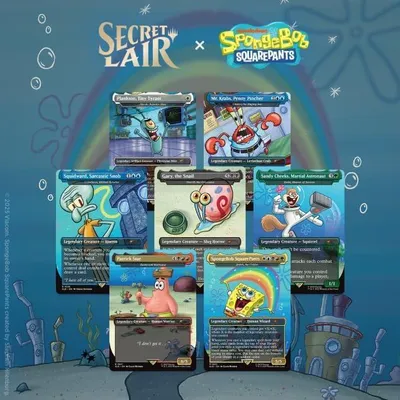 Produktbild von Magic the Gathering Secret Lair x SpongeBob SquarePants: Legends of Bikini Bottom (Foil)