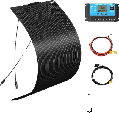 Immagine prodotto di Pannello solare, design impermeabile, alta efficienza, kit da 150 W 12 V