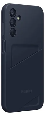 Image de Coque Samsung compatible avec Galaxy A15 / A15 5G - Étui avec Porte-Carte - Noir