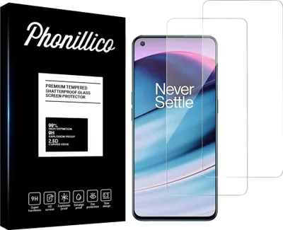 Image de Verre trempé pour OnePlus Nord CE 5G [2 pièces] Protection d'écran Screen Protector Film Anti-rayures verre résistant Phonillico®