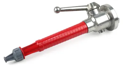 Produktbild von Garronda Feuerwehr Strahlrohr 2 Zoll Storz 52 Type C mit Kugelventil Wasserstrahlrohr Sprühdüse Schnellkupplung Feuerwehrdüse für Feuerwehrschlauch Wasserförderung GD-0234