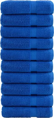 Zdjęcie produktu dla Ręczniki premium, SOLUND, 10 szt., niebieskie, 50x100 cm, 600 g/m²