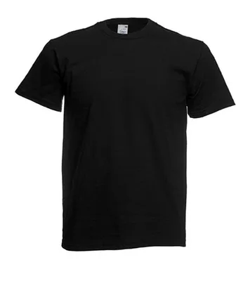 Obrázek produktu pro Fruit of the Loom F610820 pracovní trička pánské i dámské krátký rukáv černá S