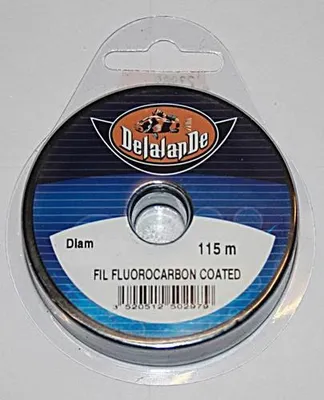 Produktbild von Delalande Fluorocarbon-Schnur 0,37mm 11,5kg 115m