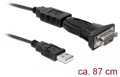 Produktbild von Delock Adapter USB 2.0 > 1 x Seriell