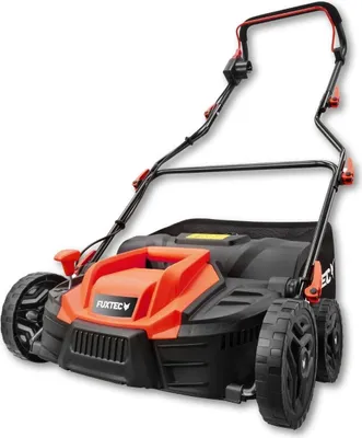 Produktbild von FUXTEC Elektro-Vertikutierer FX-EV360 - 36 cm Arbeitsbreite | Rasenlüfter 1500 W |5 Stufen Tiefeneinstellung | 45 L Grasfangkorb