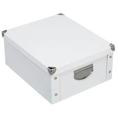 Immagine prodotto di ZELLER PRESENT Aufbewahrungsbox Pappe 40x33x17cm weiß